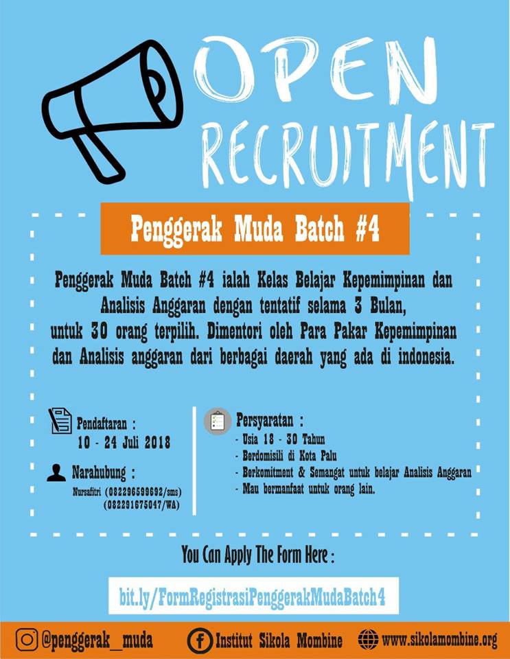 Read more about the article Openrecruitment Kelas Penggerak Muda BATCH#4