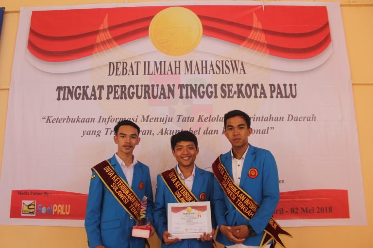 Read more about the article Debat Ilmiah Mahasiswa Tingkat Pergururan Tinggi Se Kota Palu Sukses Terselenggara