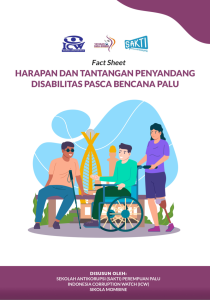 Read more about the article Kajian: Harapan dan Tantangan Penyandang Disabilitas Pasca Bencana PaluKajian: