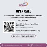 Open Tender – Pengadaan Bibit dan Pupuk Kompos Program Rehabilitasi Hutan dan Lahan- SETAPAK 4