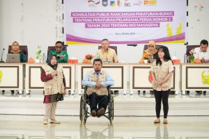 Read more about the article Konsultasi Publik Raperbup Pelaksanaan Perda Sigi Masagena
